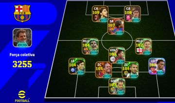 CONTA EFOOTBALL COM ATAQUE 107+