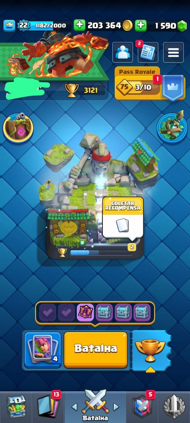 Conta pra não começar do zero Clash Royale