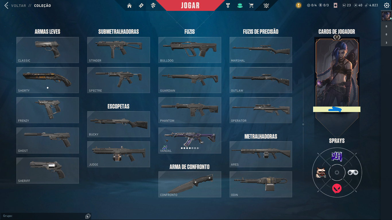 FULL ACESSO | Conta LOL & Valorant com skins e+