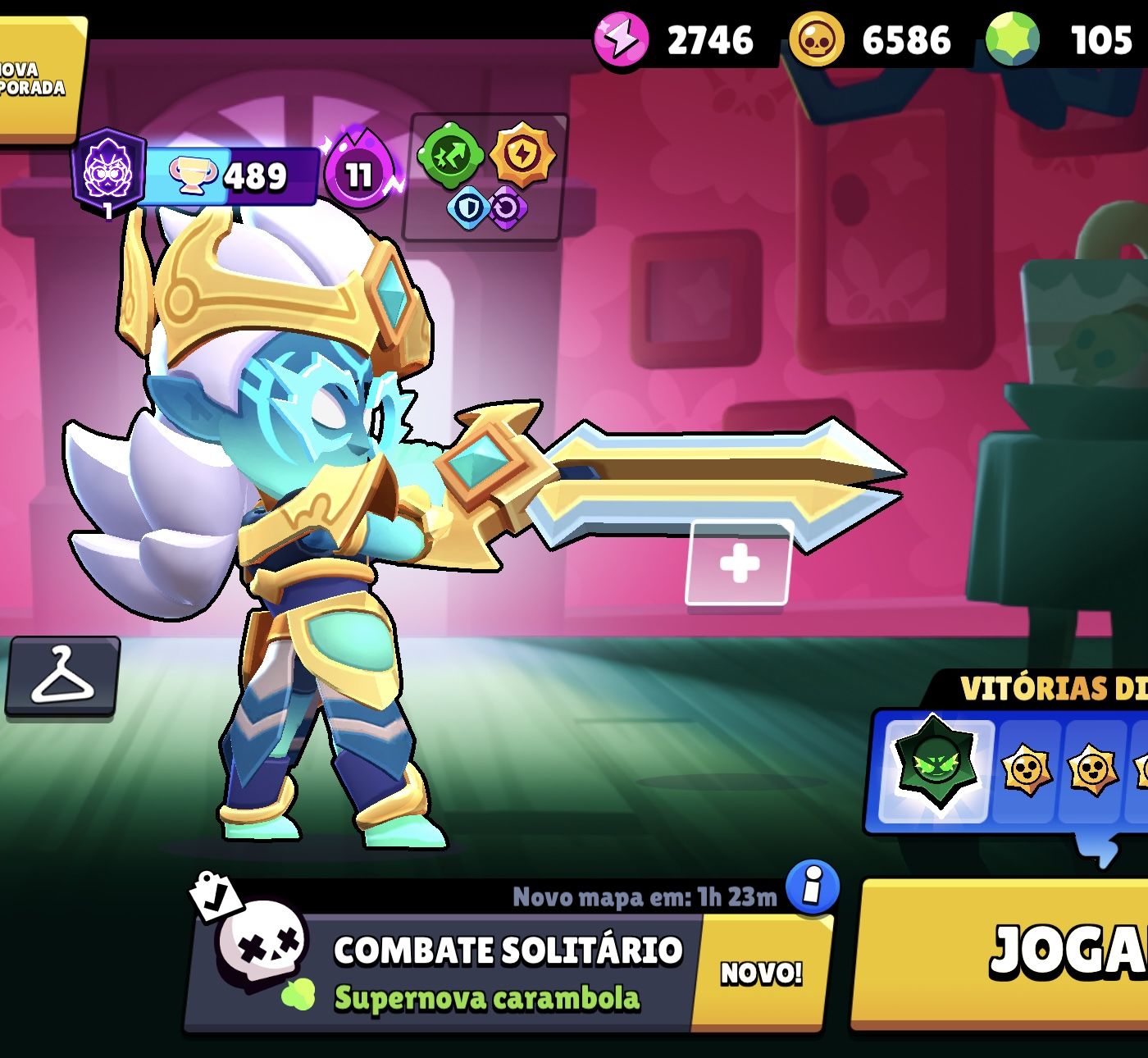 CONTA BRAWL STARS GEMADA!!