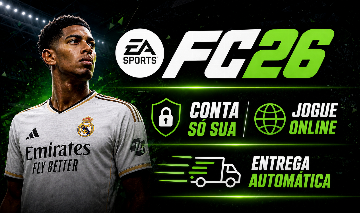 FC26 FULL ACESSO | JOGUE ONLINE + ENTREGA AUTOMÁTICA