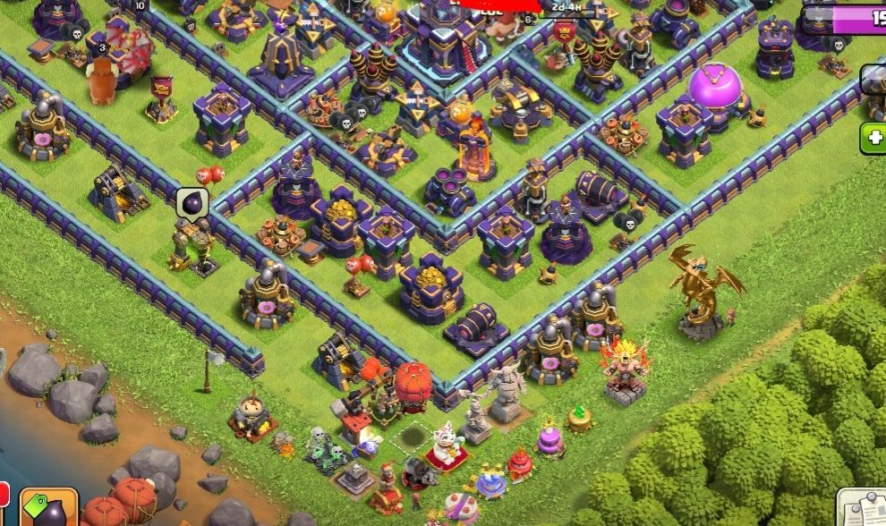 Conta clash of clans cv 15 único dono desde 2014