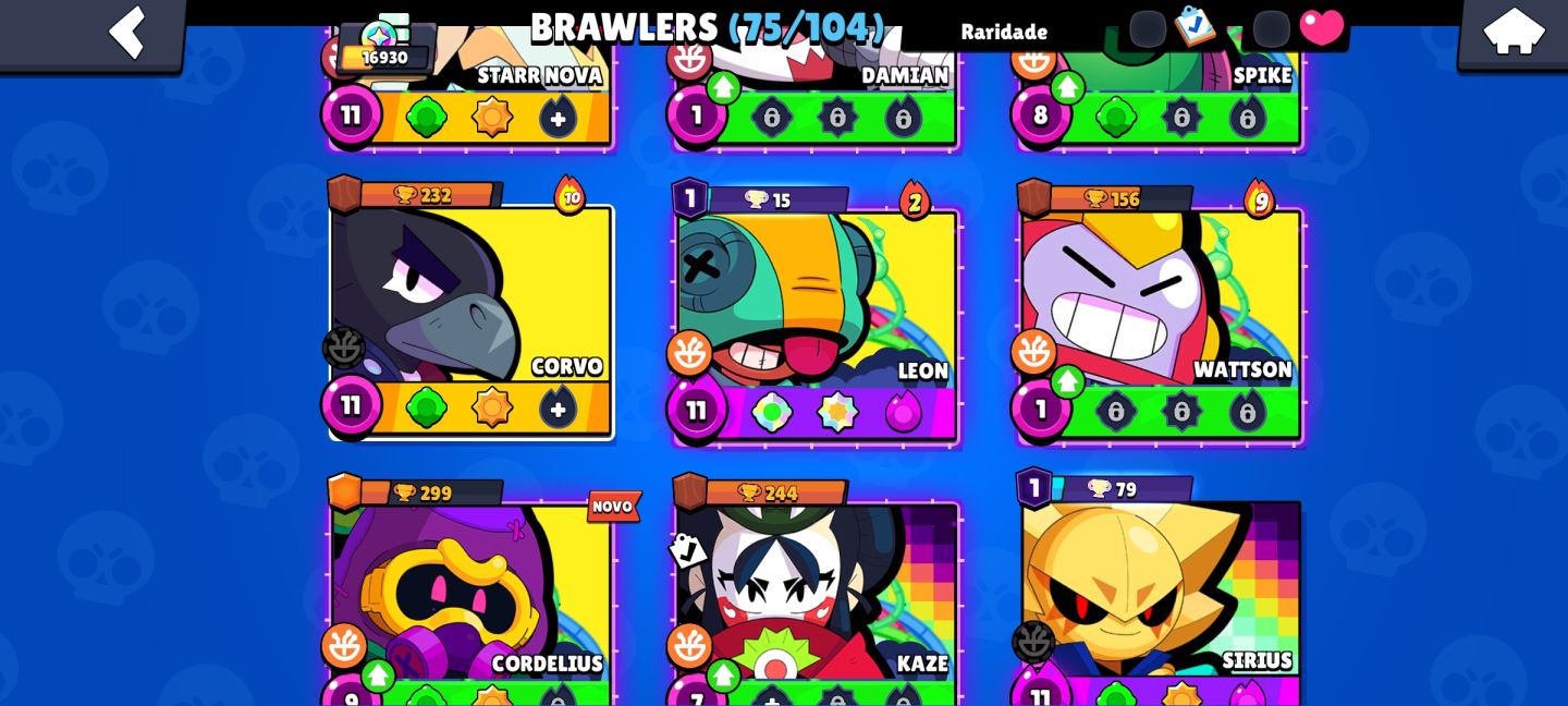 CONTA DE BRAWL STARS COLT ANJO, VARIAS SKINS RARAS 4 LENDÁRIOS E UM ULTRA