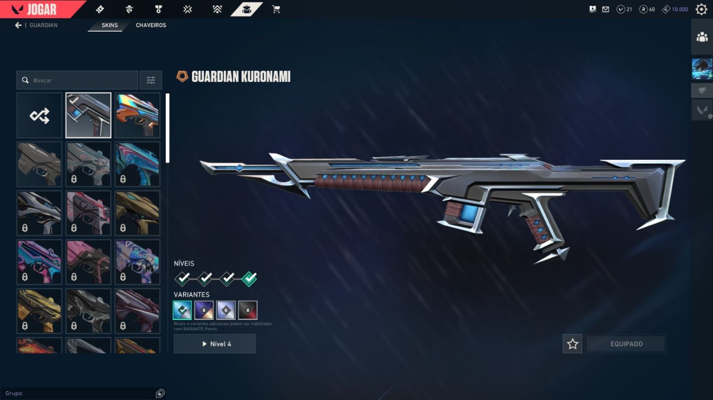 CONTA VALORANT | KURONAMI 2.0 + CHAMPIONS 2026 (EDIÇÃO LIMITADA) | 3+ MELEES | F