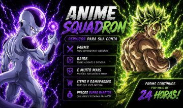 (SERVIÇOS)SUPER PROMOÇÃO ANIME SQUADRON ATÉ 65% OFF POR TEMPO LIMITADO!