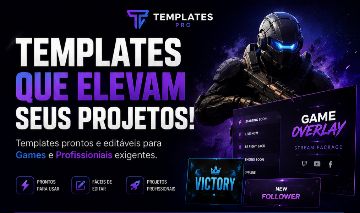 Templates Games e Profissionais para Discord Geração Manual Instantânea via bot