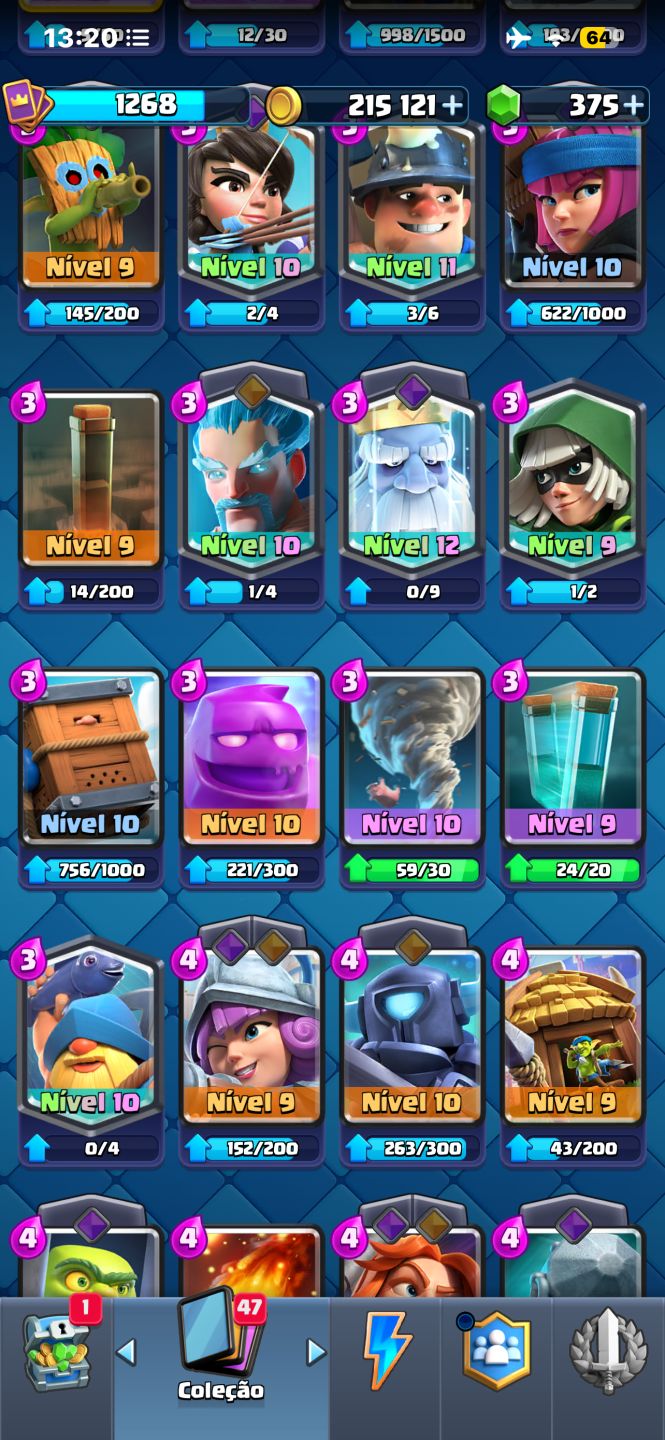 Clash Royale conta gemada