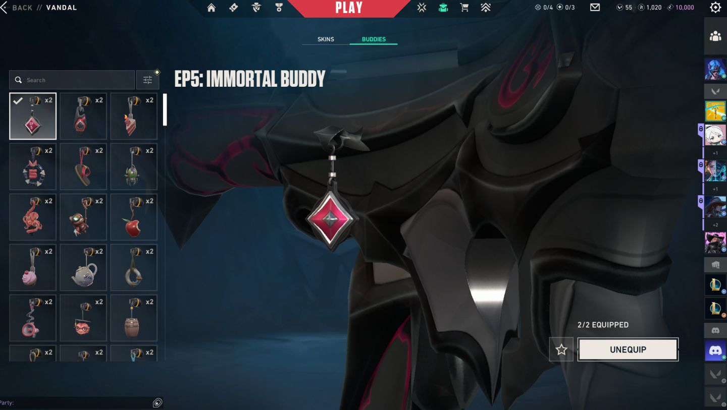 Conta Valorant, karambit champions entre outras skins ÚNICO DONO