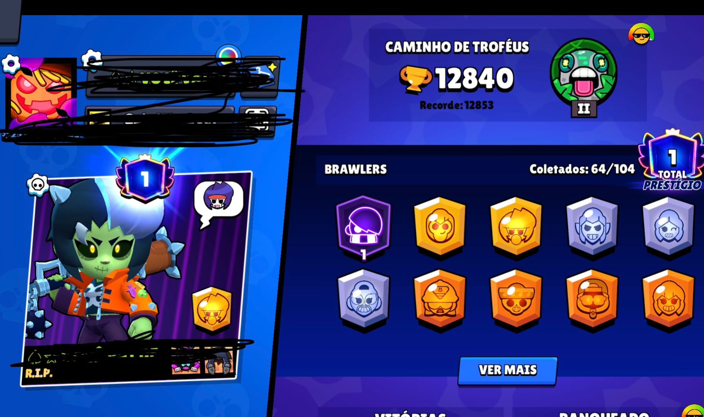 Conta 12k trofeus barata