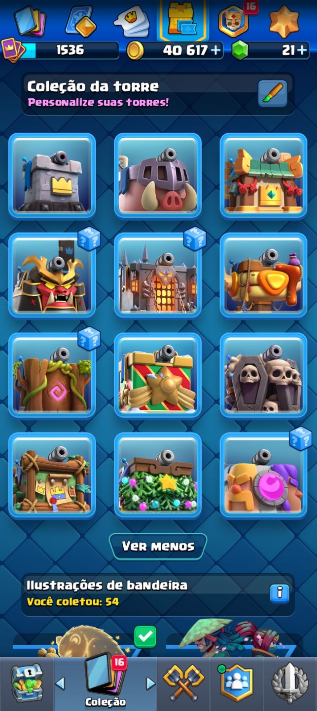 Conta Clash Royale