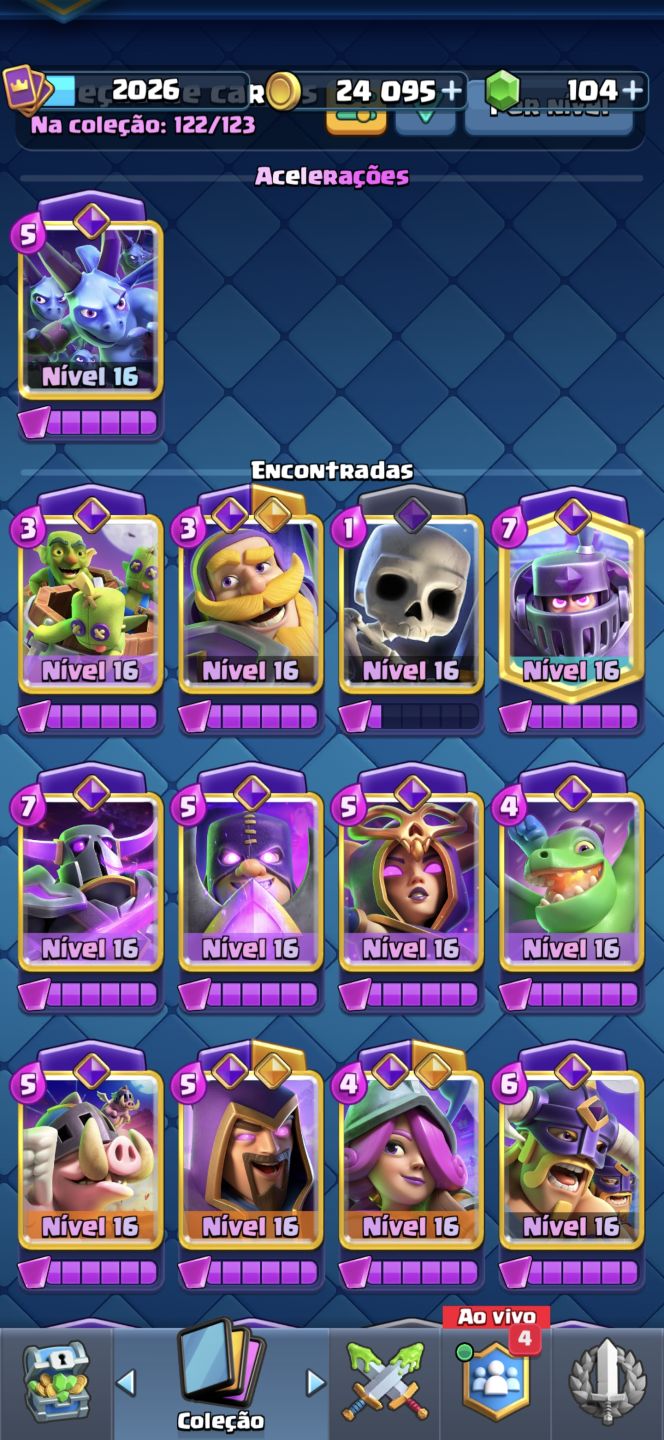 CONTA CLASH ROYALE END-GAME (10 ANOS) 14.000+ TROFÉUS | TORRE LV 16