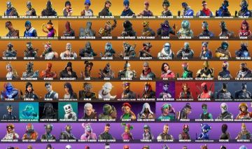 1 x Conta Fortnite com Cavaleiro Negro, Travis Scott e muito +