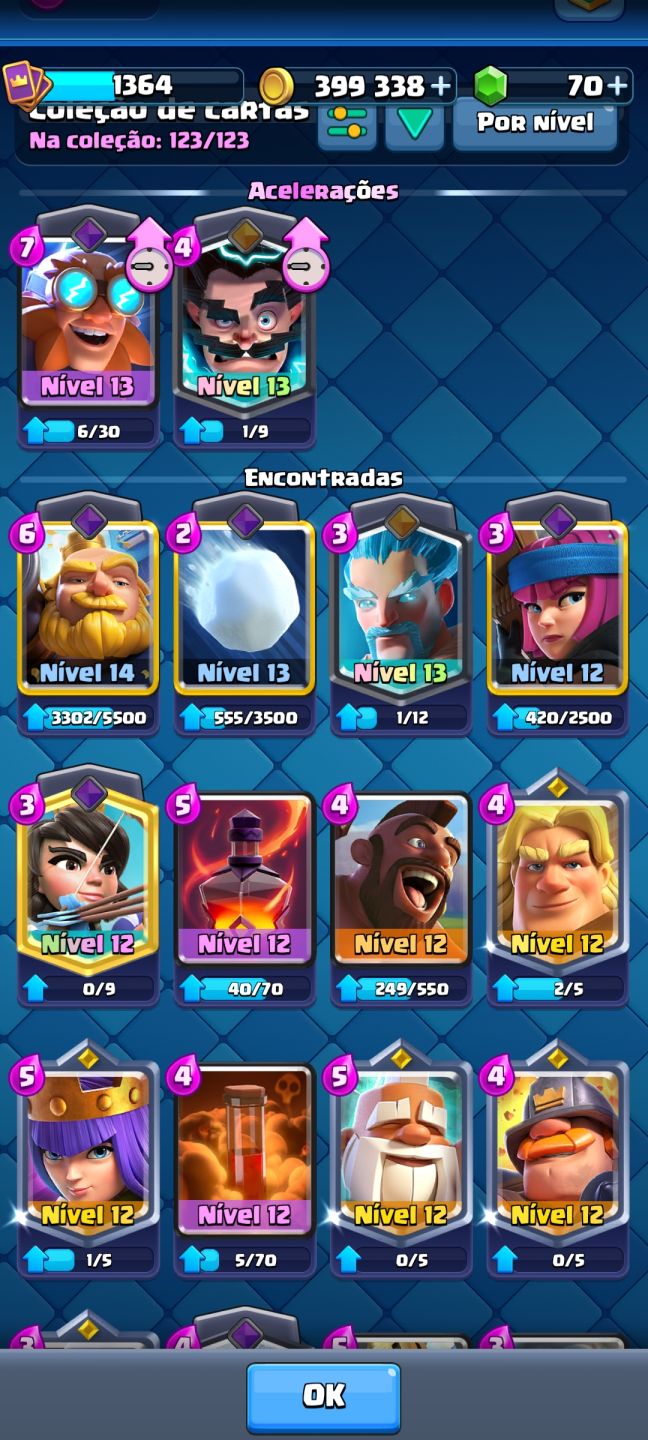 CONTA 10K TROFÉUS [TODAS AS CARTAS] CLASH ROYALE