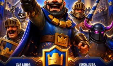 Conta iniciante de clash royale com 3 evoluções uma sendo mago