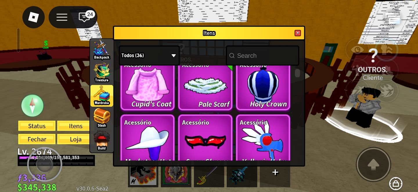 Conta Roblox MONSTRA: Blox Fruits Upado + Volleyball Legends