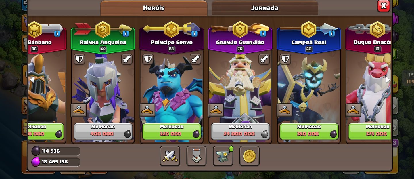 Estas 3 contas do Clash of clans (cv17, cv16 e CV12)