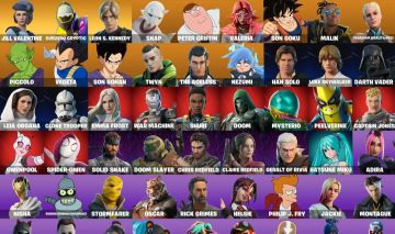 Conta Fortnite com skins do Resident Evil e Passe Marvel