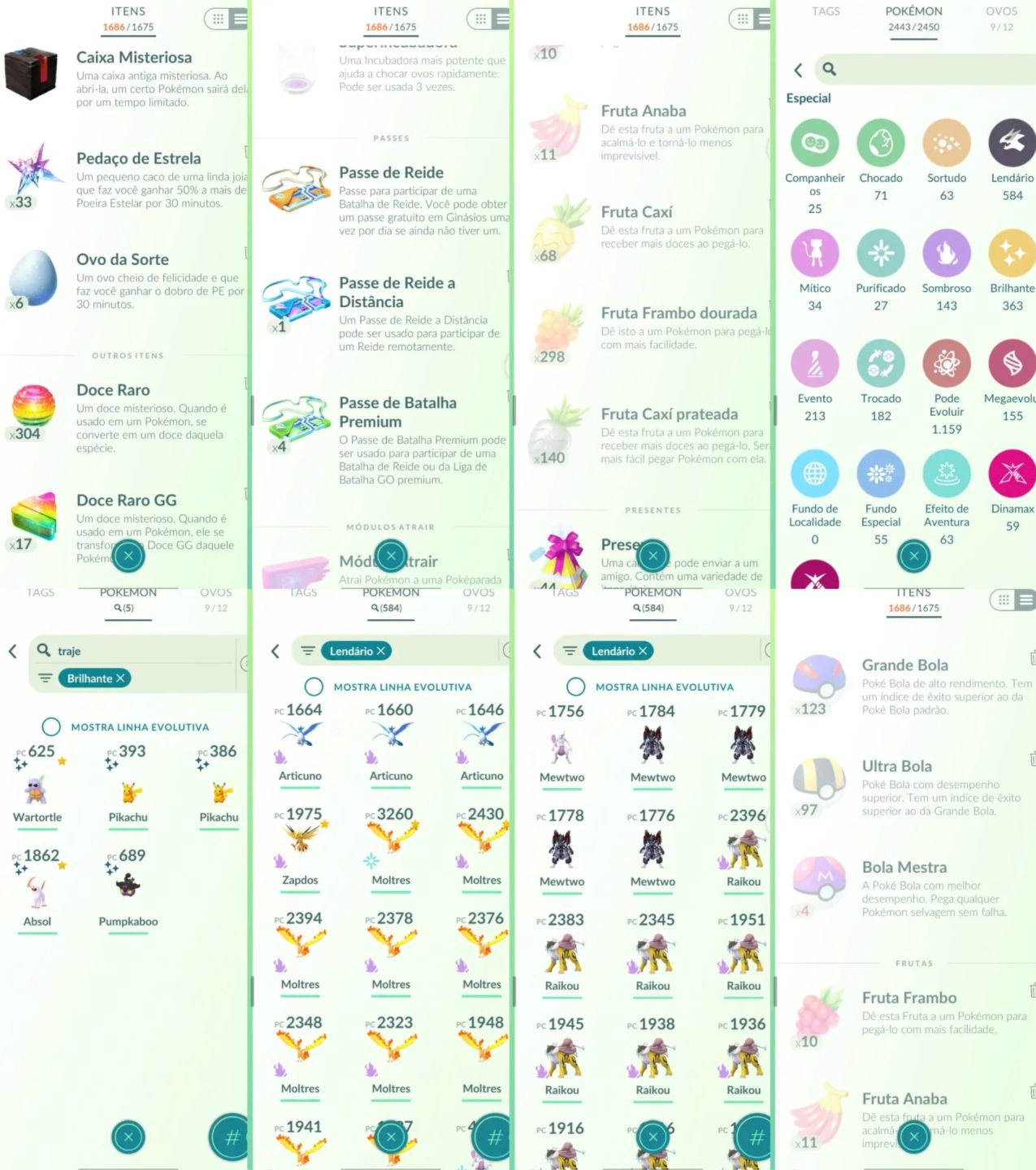 Conta Pokemon Go | Level 68