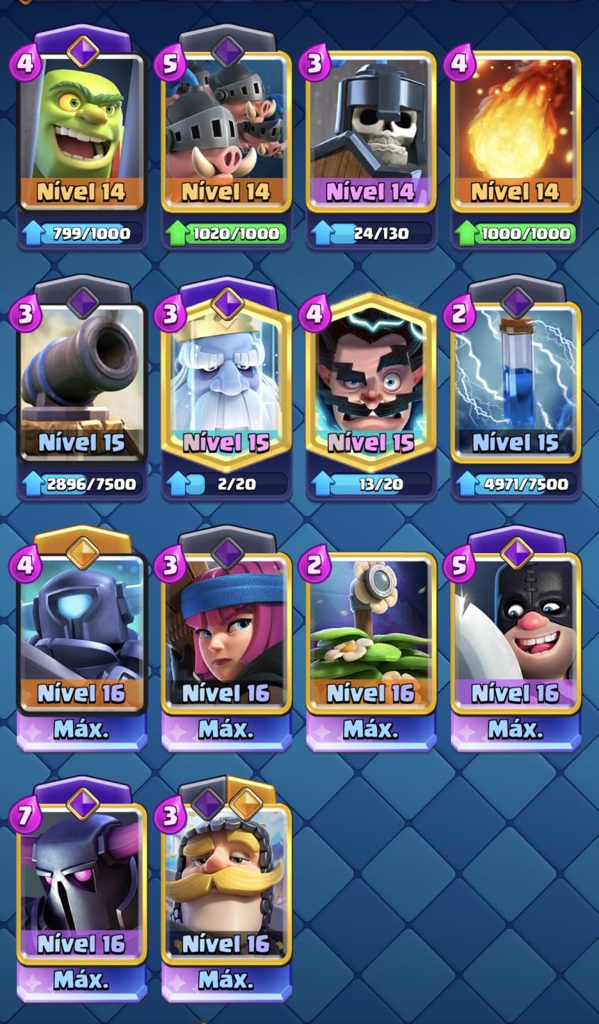 Conta Clash Royale Emblema 10 anos