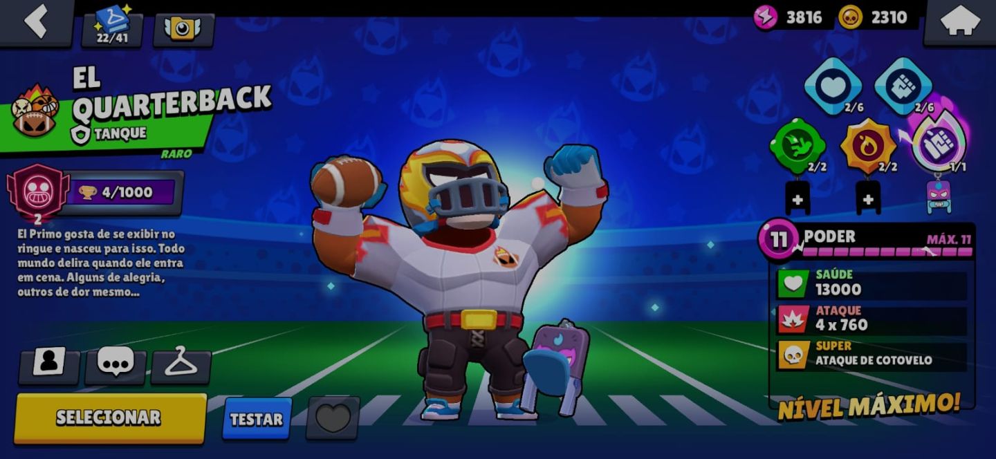 Conta Brawl Stars 60.000 troféus, Lendário 1 + várias skins