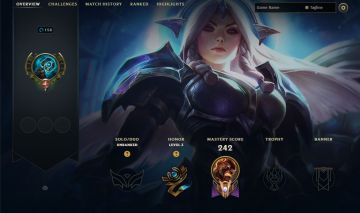 UNRANKED | MMR PLATINA | LEONA ECLIPSE LUNAR | 99 CAMPEÕES [FULL ACESSO]