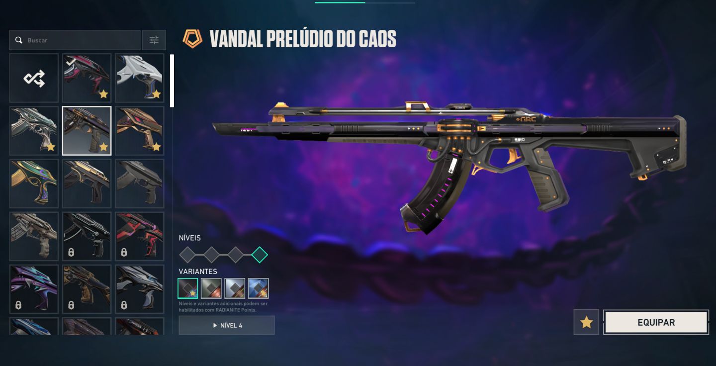 Valorant Conta Full Acesso Peak Platina 1 + Skins | +1381R$ Gastos