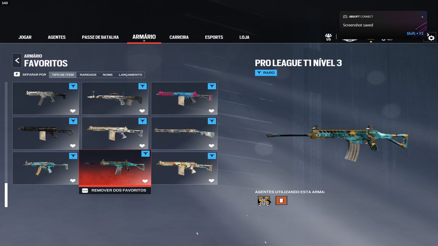 Conta Full Geleira e com Carbono de R6
