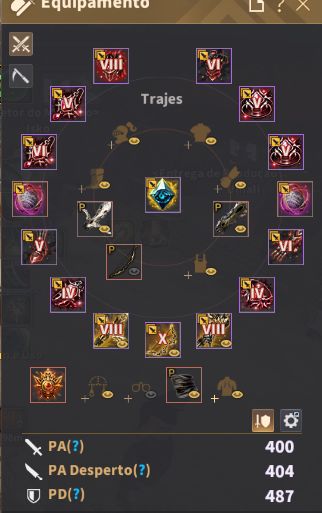 CONTA BLACK DESERT FULL P2W 404 PA 487 DP