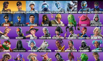 CONTA FORTNITE 51 SKINS 21 TRYHARDS