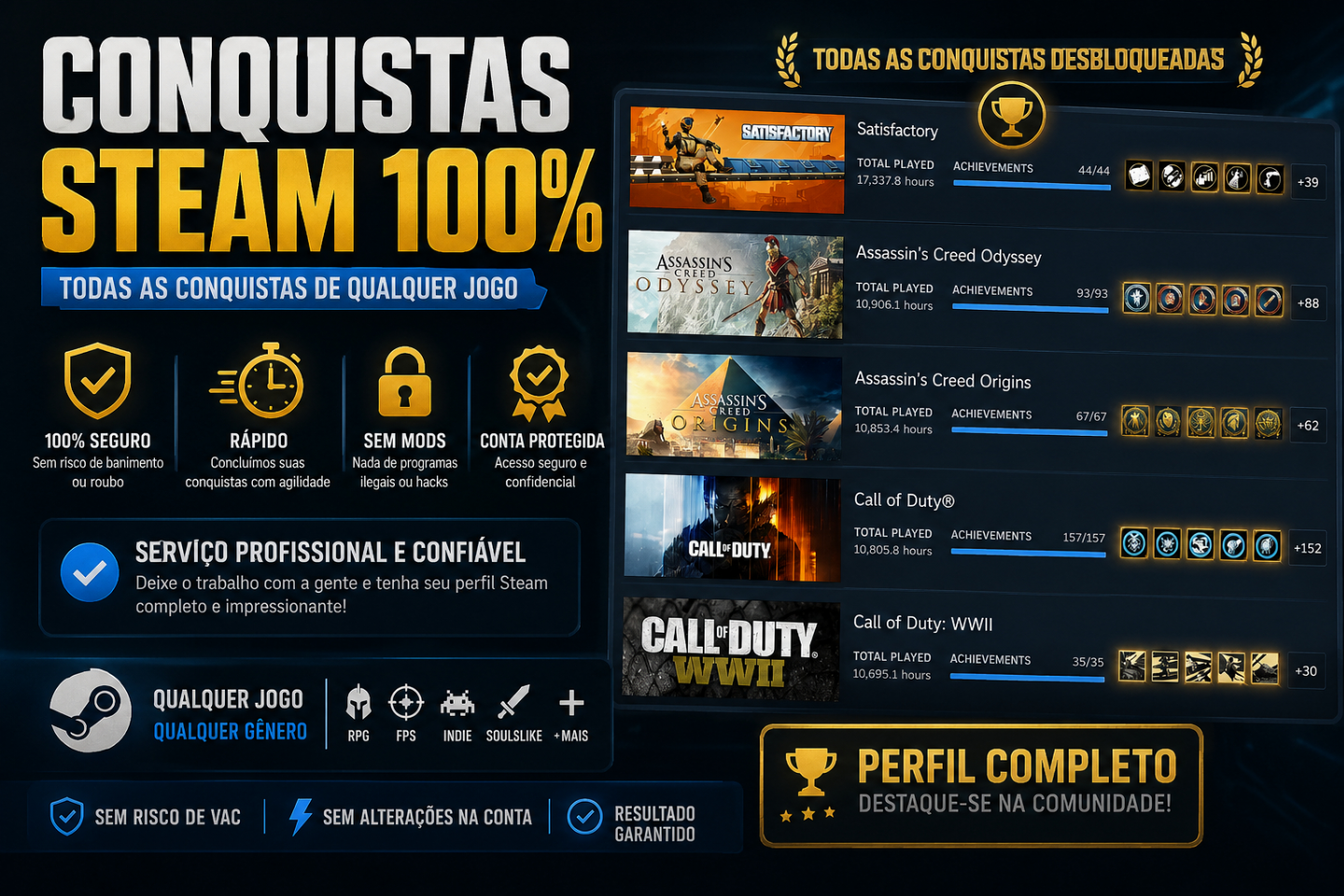 PLATINO SUAS CONQUISTAS STEAM