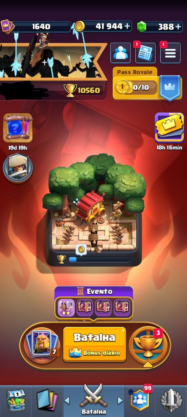 Conta clash, 9 anos de jogo, 10500 troféus + conta brawl (31k)