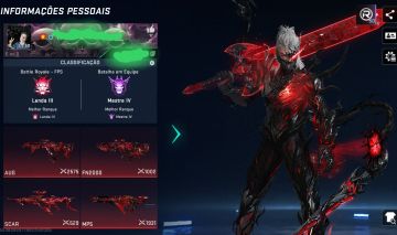 Conta Blood Strike Competitiva (Lenda) Full Acesso com Várias Skins