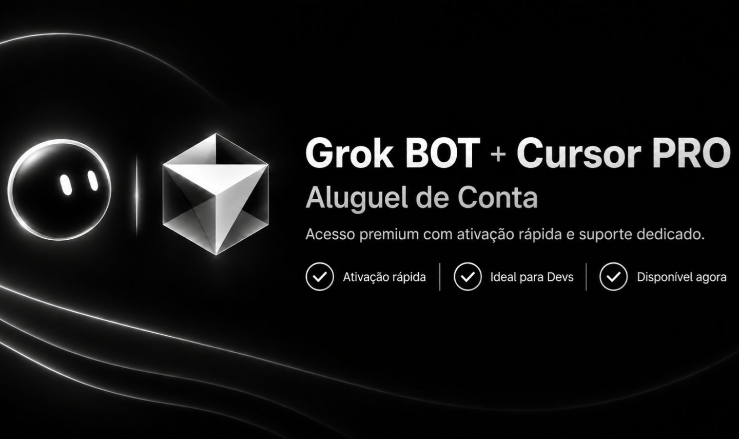 [PRIVADO] [AUTOMATICO] Cursor AI Pro + GROK BOT | 25 Dias | Fable 5.1 + Grok 4.7