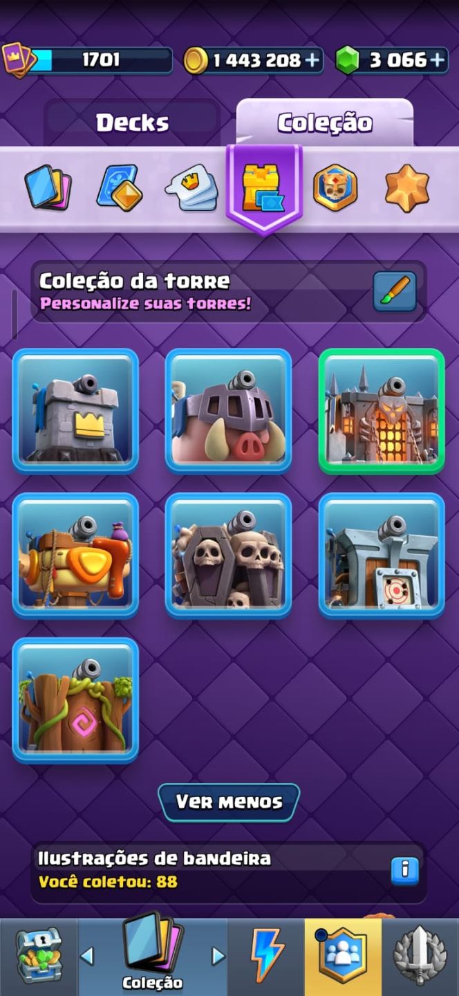 Conta de Clash royale