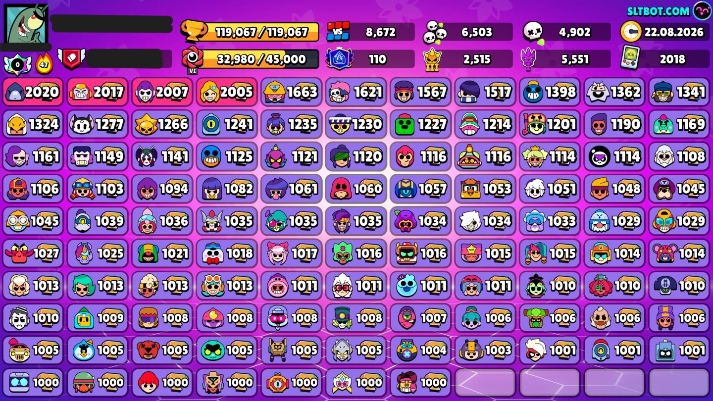 CONTA BRAWL STARS MUITO TOP CRIADA EM 2018