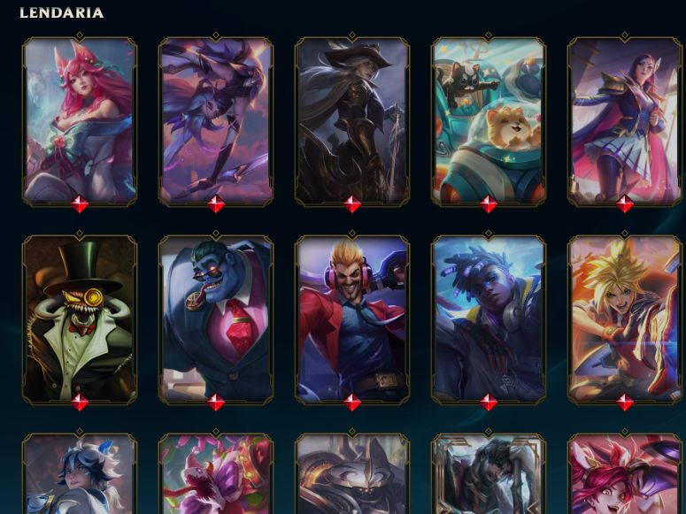 Conta Valorant/Lol/Lor muitas skins em ambos os jogos e muito lvl