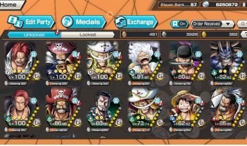 [TOP ENDGAME] OPBR Rank 57 - 8+ EX (Dark Roger Lv100, WB Light Lv100) + 663 RDs