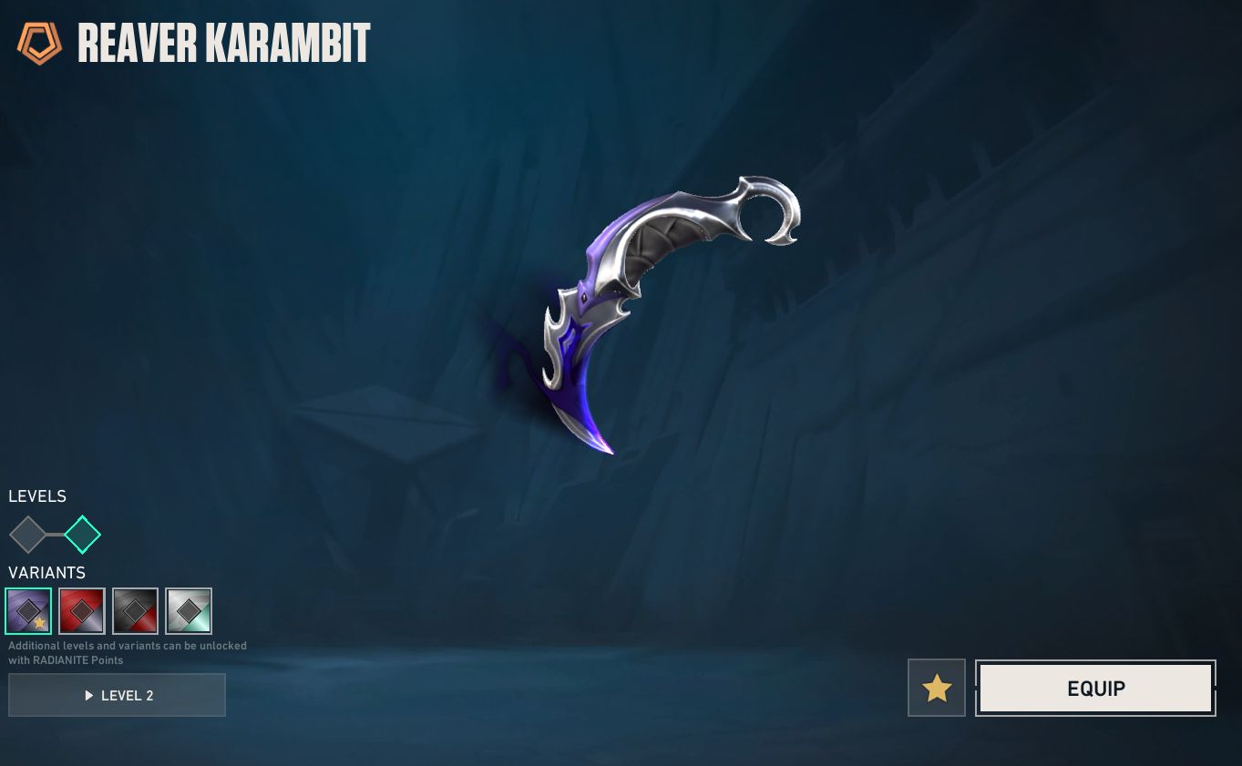 Conta de valorant 47 skins e 6 skins de faca com peak elo diamante 1