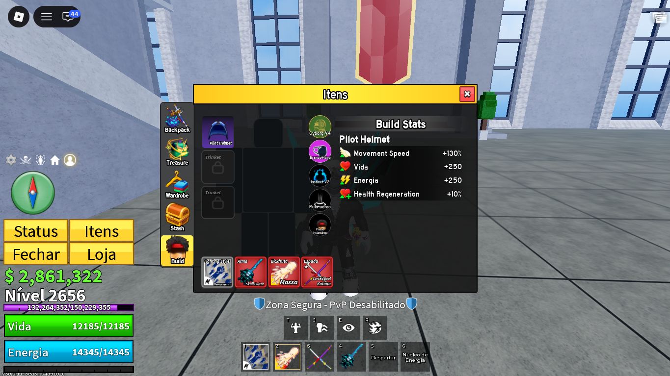 Conta Blox Fruit Full