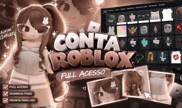 CONTA ROBLOX PARA INICIANTE | FEMININA | POUCOS ACESSORIOS | UMA SKIN MONTADA