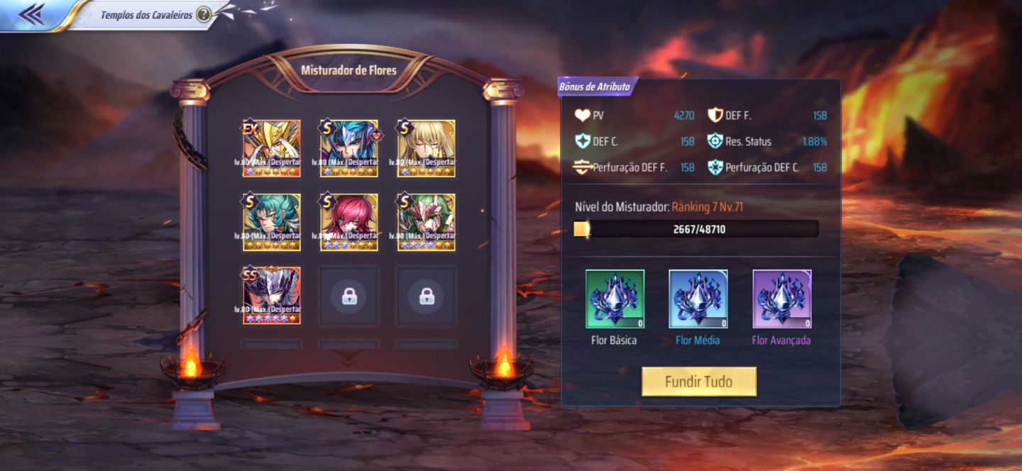 Conta Saint Seiya Awakening a-116 6 anos free