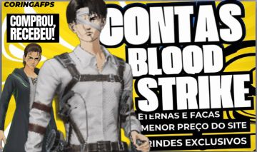 [ENVIO IMEDIATO] CONTAS BLOOD STRIKE - CONTAS COM SKINS ULTRA E ETERNA