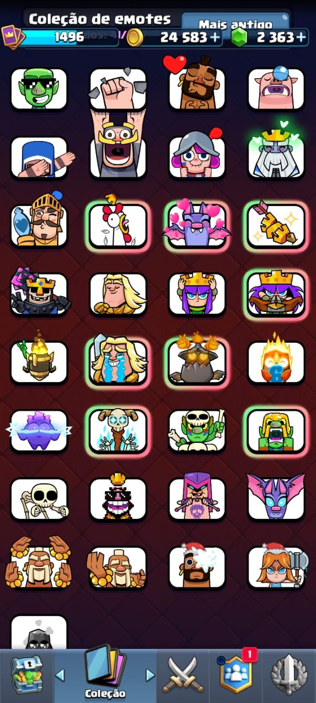 CONTA CLASH ROYALE RARA / CONTA 10 ANOS / 10k TROFÉUS / MUITOS COSMÉTICOS
