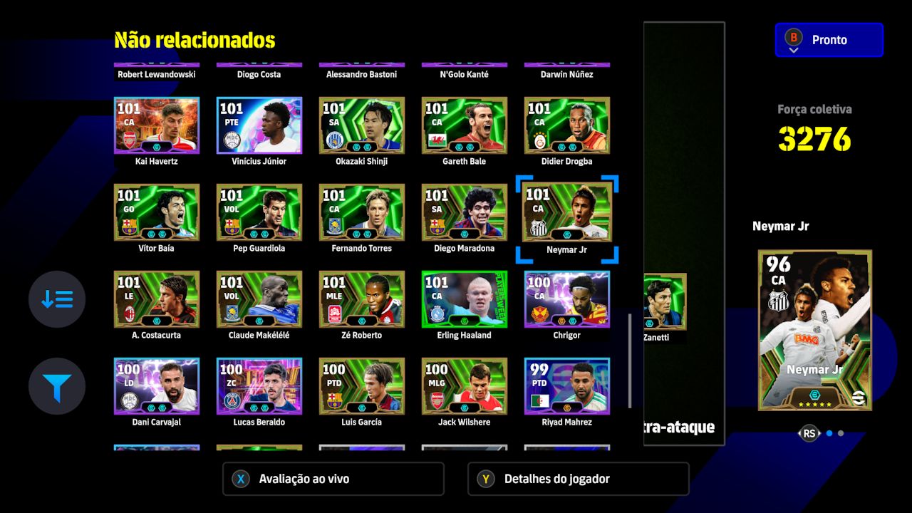 CONTA EFOOTBALL XBOX/PC 3300 DE FORÇA