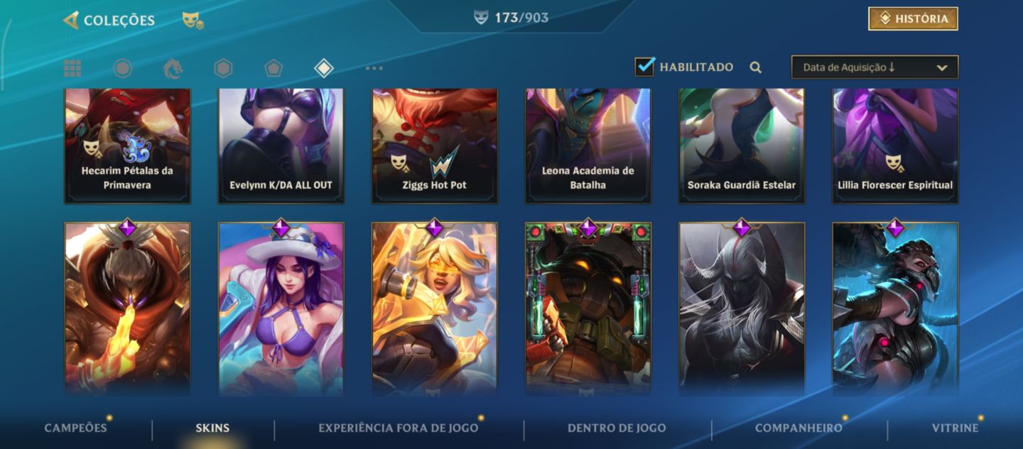 Conta Wild Rift