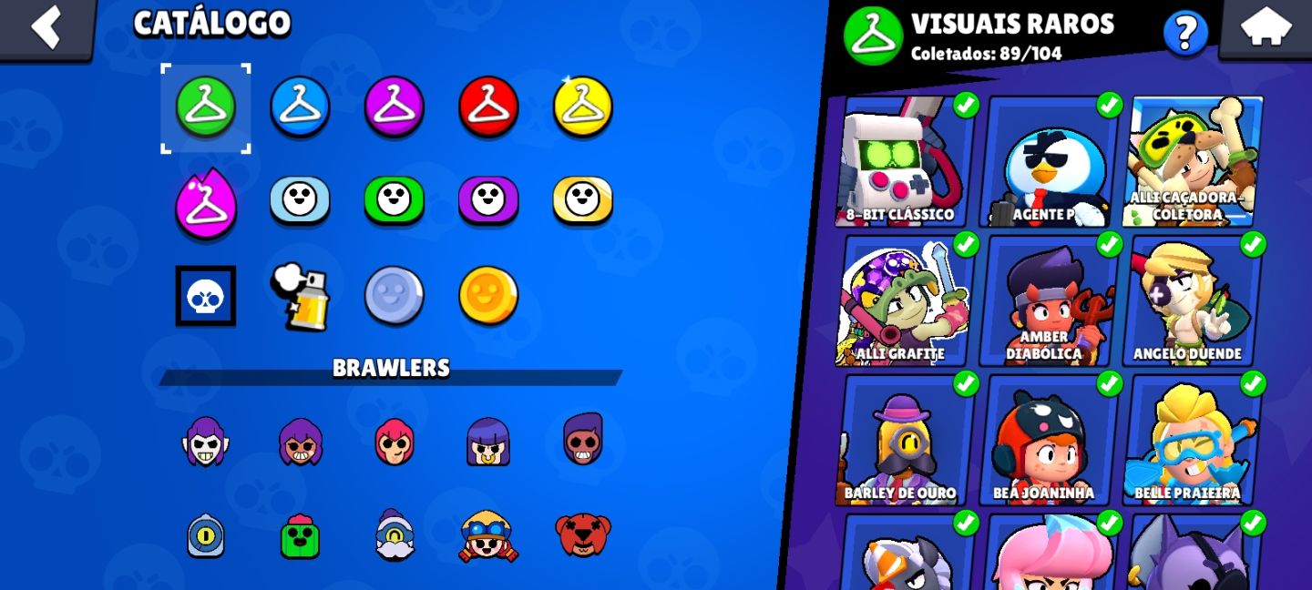 CONTA 91K TROFÉUS | 103/104 BRAWLERS | PRESTÍGIO 52 | FULL SKINS