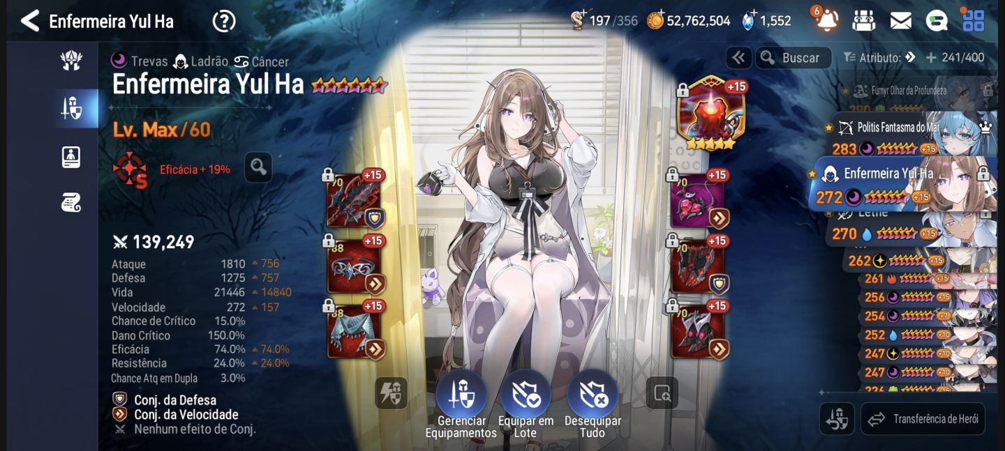 CONTA EPIC SEVEN GLOBAL | 39 ML5 | +4 ML5 DISPONÍVEIS - ENDGAME (Haru + Art)!!