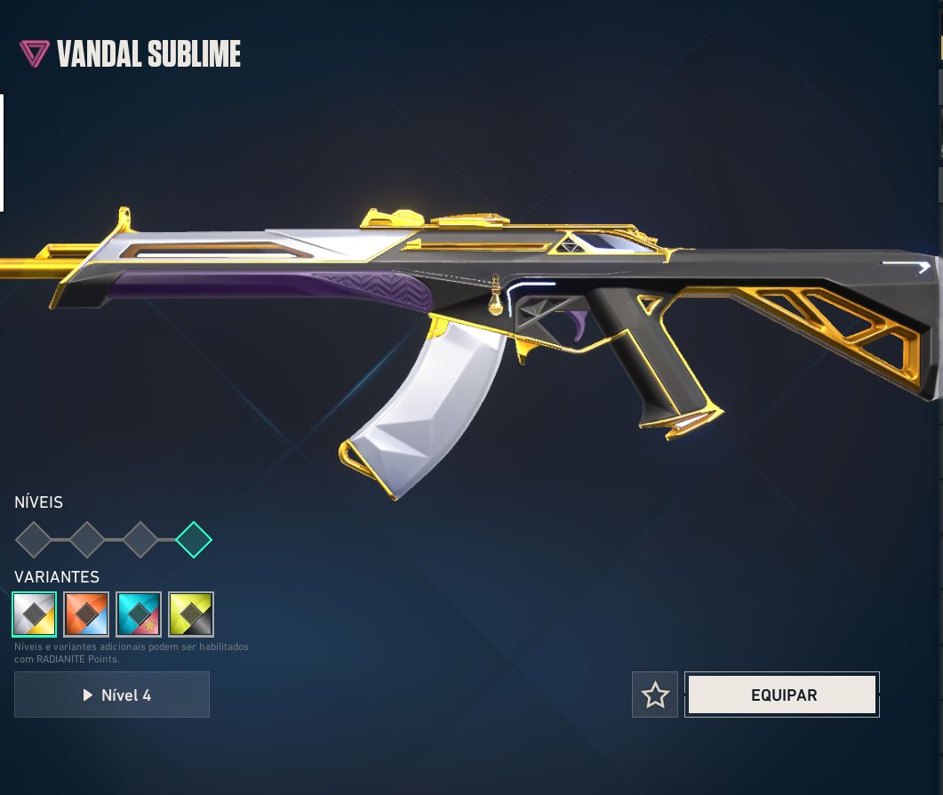 Valorant | Diamante 1 | Nível 267 | Champions 2025 (Faca + Vandal) | Set Kuronam