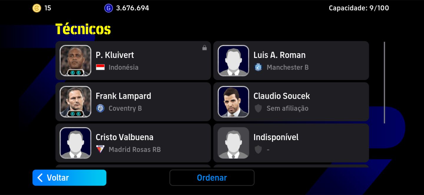 Conta de efootball Meta 2027
