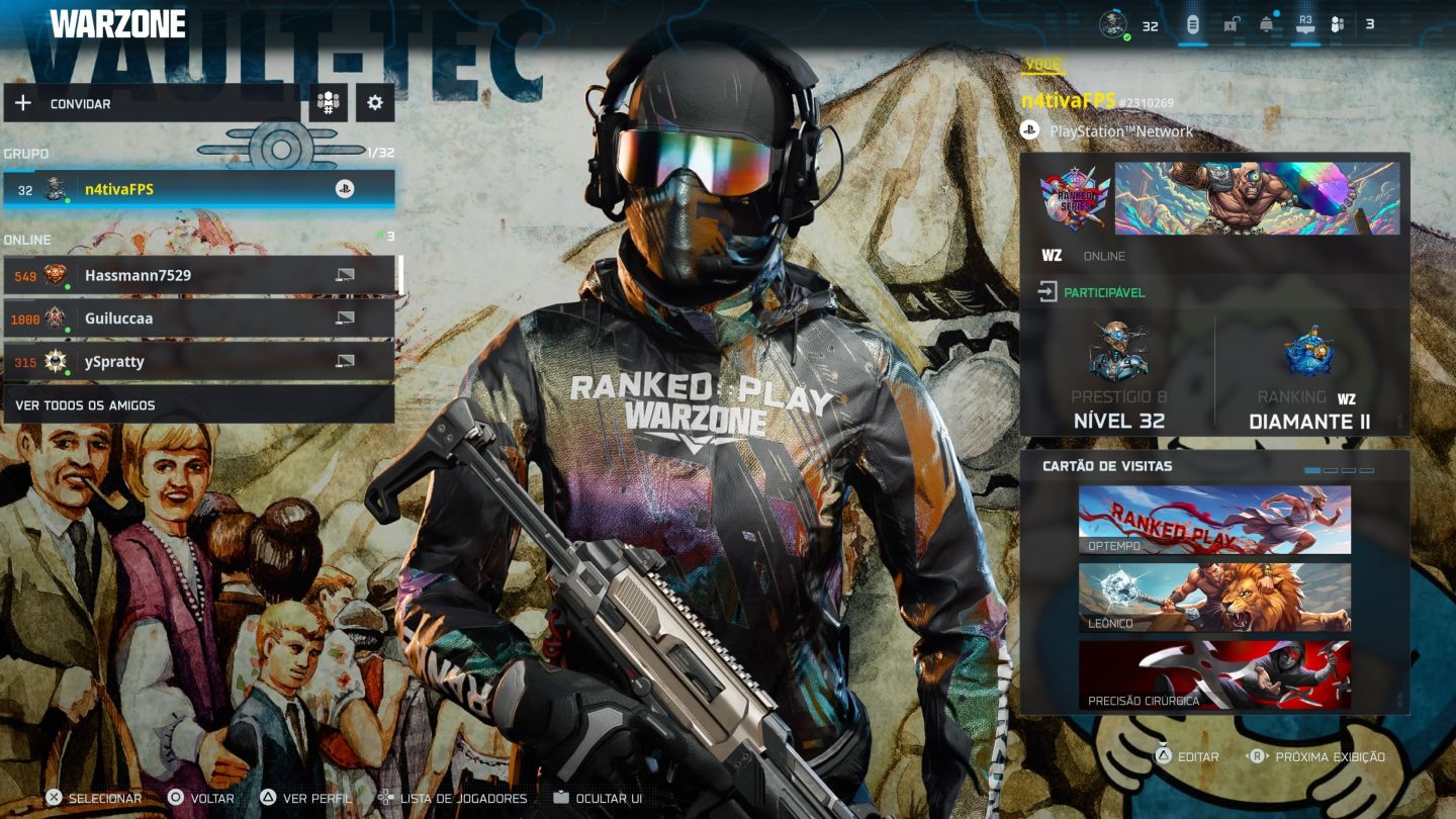 CONTA WARZONE (BO7) prestígio 8